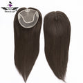 Woman Topper Human Hair Mono Toupee for Women Natural Straight European Cuticle Remy Hair Pieces